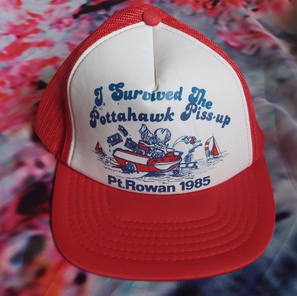 1985 Pottahawk Pt.Rowan Foam Trucker Vintage